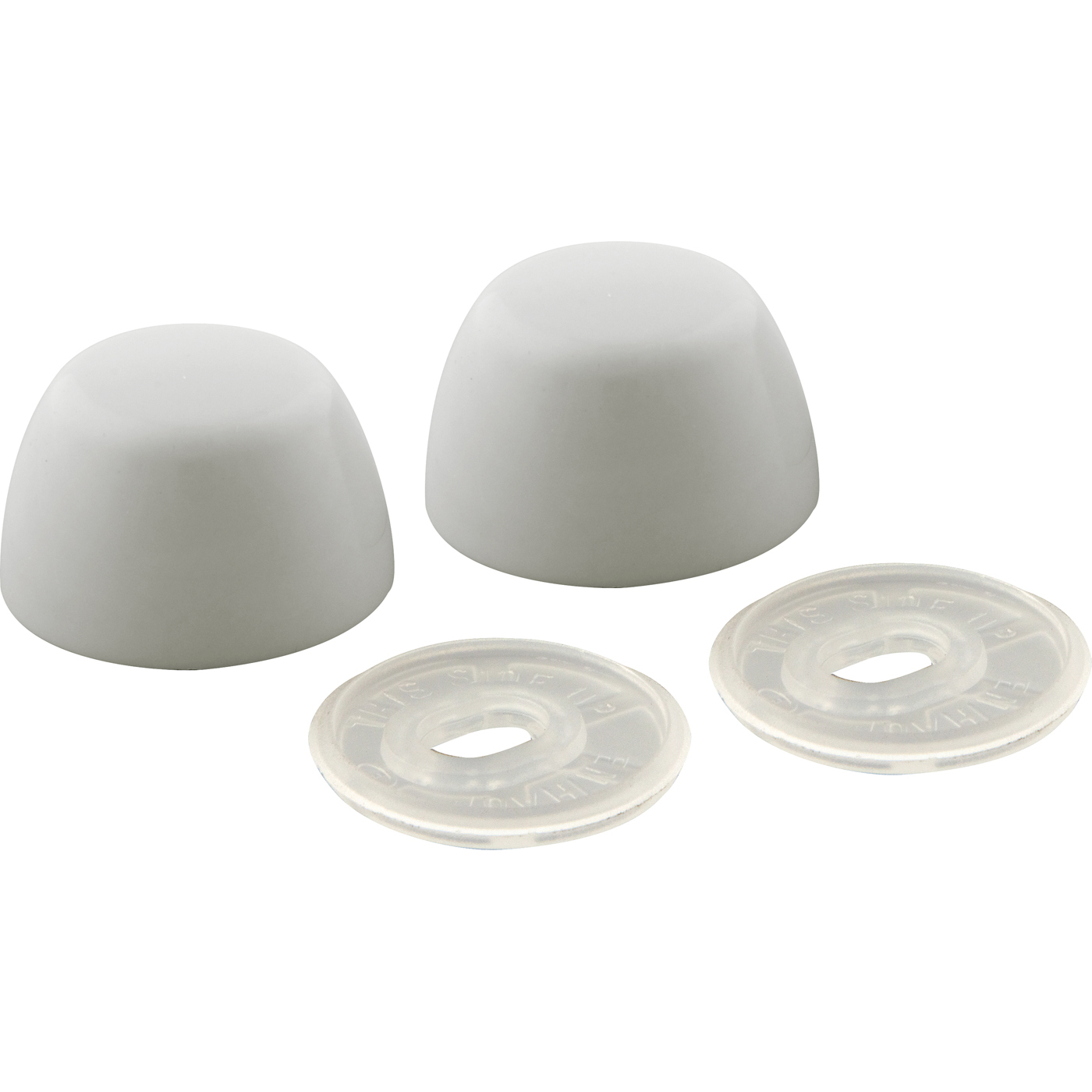 Toilet bolt cap set - White - Master Plumber®